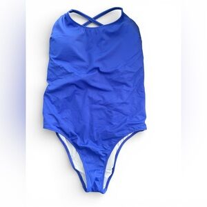 Pink by Victoria’s Secret Blue One-Piece Swimsuit